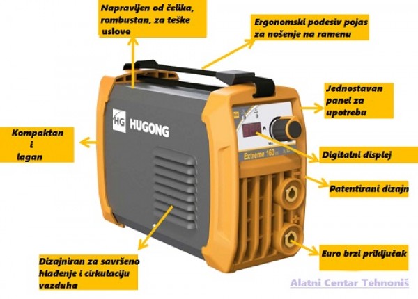 Hugong extreme 160 aparat za varenje